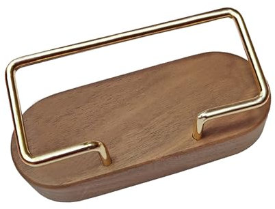 Syrvnto Visitenkartenhalter Holz Visitenkartenständer Kartenetui Visitenkarten Aufbewahrung Hölzerne für Büro,Laden,Schreibtisch,Rezeption Kreative Visitenkarten Sammlung Veranstalter