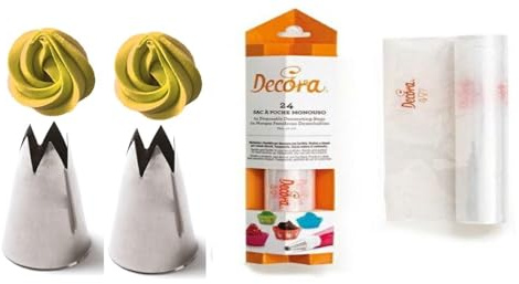 mille idee kit pasticceria cake design 24 sac a poche usa e getta 2 beccucci per zeppola san giuseppe