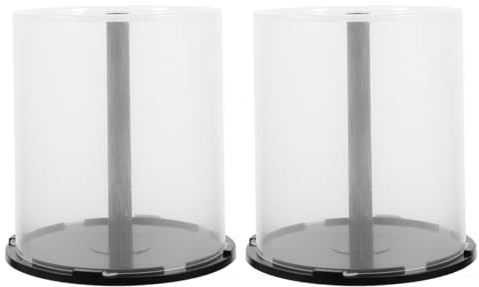Alipis Cd-Aufbewahrungseimer Transparent Kunststoff Für 100 Cds Dvds Organizer Kompakter Cd-Organizer Zum Schutz Und Ordnung Für Zuhause Und Büro