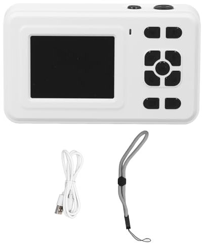 Appareil Photo Numérique 48MP FHD 4K, avec Zoom 8X, Autofocus, écran IPS, Caméra de Voyage Compacte pour Enfants, Garçons, Filles et Adolescents