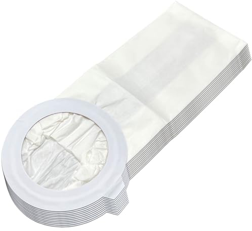 10 Premium dammsugarpåsar kompatibel med Nilfisk GD 5 - GD5, GD 10 - GD10, GD 10 - GD10, GD 10 Back, GD 5 - GD5, GD 5 - GD5 Back - ryggsäcksdammsugare, 10 delar, Tillbehör