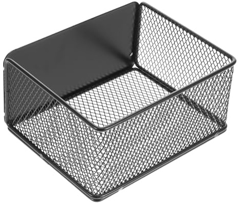 Angoily Magnetic Fridge Side Shelf Mesh Storage Bin, Wall Mounted Kitchen Organizer Basket with , Black Small Magnetic Storage Basket for Refrigerator Door