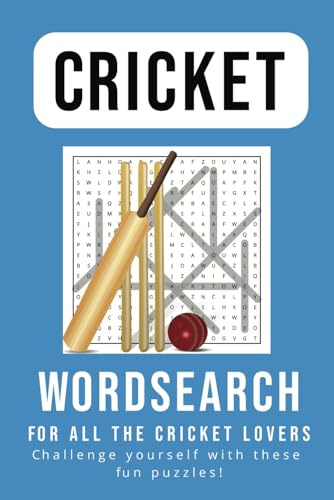 Cricket Legends Word Search Puzzle Book: Word Searches with Easy-to-Read Print Featuring Legendary Cricketers from India, Australia, England, ... A Great Gift for Cricket Fans of All Ages