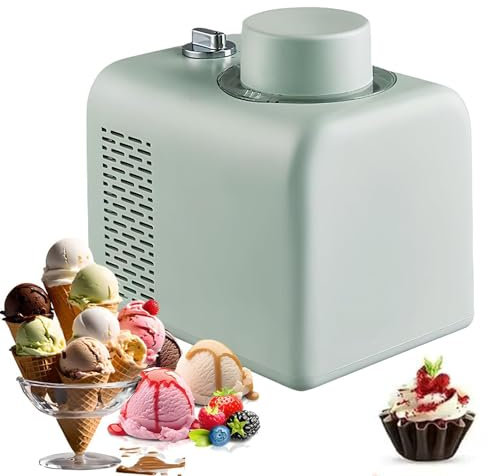 Macchina di Gelato Automatica da 500 Ml, Gelatiera, con 4 modalità Che Mantengono Freddo in Produttore di Yogurt Surgelato da 8 Ore, Paddle Staccabile, per Preparare Gelato, Sorbetto
