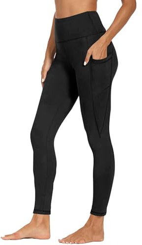 Uwdiohq Leonie and co Legging Femmes Pantalon de Sport Taille Haute Pantalon Sport avec Poches Legging Extensible Opaque Leggings Longue Push Up Cyclisme Yoga Fitness