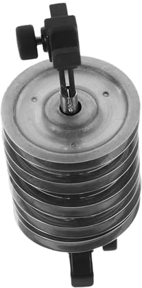 Metall Schalllochglocke für Akustikgitarre, 36/38 Zoll, Silber | Gitarrenpraxis und Bandproben, Rhythmuskontrolle, Passend für Anfänger