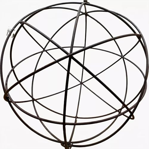 Rostkula, dekorativ kula, rostfri, trådkula, trädgårdsboll, metall, rost, dekoration, rostfritt stål, 30 cm diameter
