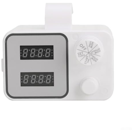 Besttoolifes Timer automatico per irrigazione piante da interno per 20 piante in vaso, per sistema di irrigazione a goccia con durata ABS, batteria 2000 mAh, ricarica di tipo C, alimentazione (QN-X20)