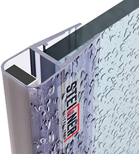 STEIGNER Joint magnetique douche UKM01 179 cm (1 pc.) - Joint porte de douche d’angle, pentagonale, arrondie, en niche ou quart de cercle avec porte 3,5-5 mm - Étanchéité, Protection contre les fuites