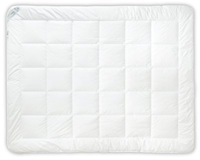 Bettdecke Ganzjahres Steppdecke leichte Schlafdecke für Allergiker Steppbett 100% Baumwolle 135x200 155x200 180x200 200x220 weiß waschbar 60 Grad gute Qualität mit Öko-Tex Standard (135x200 cm)