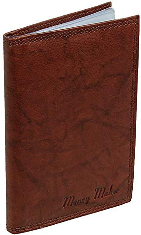 GoBago Ausweisetui Leder Ausweismappe Ausweishülle mit Sichtfenster Kreditkartenetui Führerscheinhülle (Braun)