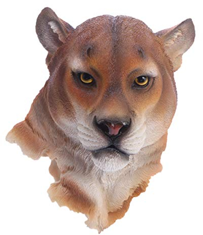BESPORTBLE Büste Tierkopf Wanddeko Wandfigur Wandkunst Simulation Harz Tierfiguren Skulptur Statue Wandbehang für Kinderzimmer Dekoration Wandobjekt Ornament Kunstharz Tier Wandmontage