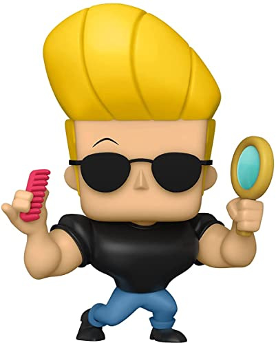 Funko Pop! Animation: Johnny Bravo With Mirror & Comb - Figura in Vinile da Collezione - Idea Regalo - Merchandising Ufficiale - Giocattoli per Bambini e Adulti - TV Fans - Figura per i Collezionisti
