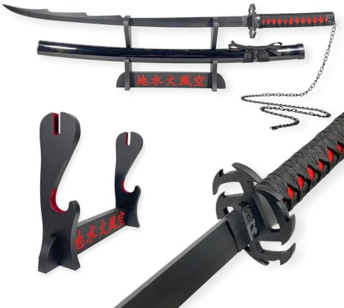 FEENOMENN Bleach – Ichigo Katana Replica Lama di Legno - Bankai Evolution