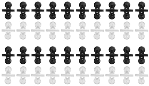 Hundnsney 40 StüCk Divider Aquarium Saugnapf Halter für Fischtanks Glas Abdeckung Separate Divider UnterstüTzung Halterung