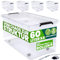 Deuba® 4X Boîte de Rangement 60L en Plastique Transparent empilable sans BPA Gain de Place Caisse de Rangement roulettes