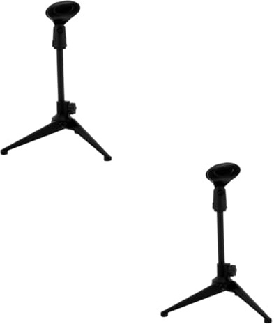 OUNONA 2stücke Portable Desktop Mikrofonständer Mit Clip Einstellbarer Tisch-mikrofonhalter Für Live- Aufnahmen Und Reden Kompatibel Mit Meisten Mikrofonen Praktisch Und Leicht Zu
