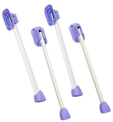 Colcolo 4pcs Klapptisch Beine Möbel Beine Hochleistungshome DIY -Projekte mit Schraubenfaltersatz für Computertischbank, 34 Cm