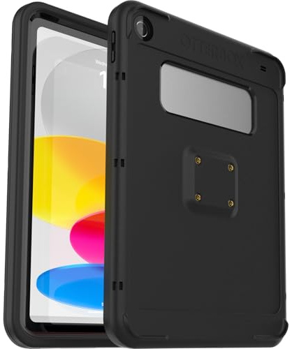 OtterBox Armor Series Case for Apple iPad (A16/10th gen), Waterproof (IP68), Protective Case with built-in Screen Protector, Tested to Military Standard, Black, Non-Retail Packaging
