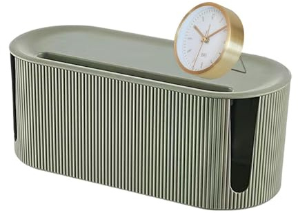 Boîte de Rangement pour câbles, boîte de Rangement pour câbles métalliques, boîte de Gestion des câbles, Support de câble de Chargeur, Organiseur de Prise de Grande capacité pour Cacher Les câbles