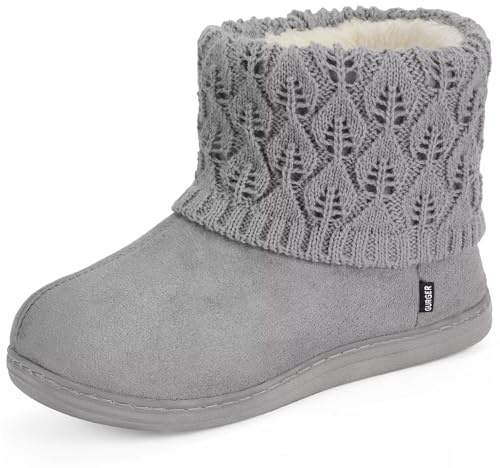 GURGER Pantofole a Stivaletto Unisex Invernali per Casa