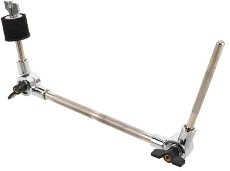 Mikinona Soporte de Extensión para Platillos de Batería Brazo Multiángulo con Mango Metálico para Montaje Rack Accesorio Compacto para Percusión Compatible con Soporte de Bombo y Cencerro