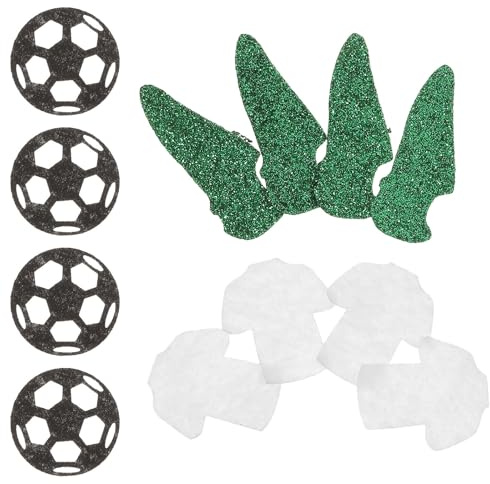 CIMAXIC Confeti de Fútbol para Mesa 50 Piezas Fiesta Temática Deportiva Decoraciones para Cumpleaños Centros de Mesa Fútbol Papelillos para Eventos y Celebraciones Deportivas