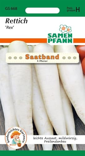 Samen Pfann GS668 Saatband Rettich Rex (Rettichsamen)