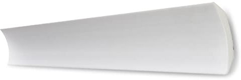 DECOSA Zierprofil B9 BERNADETTE - 60 Leisten a 2 m Länge = 120 m - Edle Stuckleiste in Weiß - Zierleiste aus Styropor 55 x 55 mm - Für Decke oder Wand