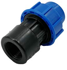 Wacredo PP-Klemmfitting auf IG, 25mm x 3/4