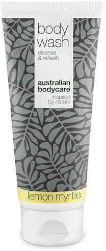 Lemon Myrtle & Teebaumöl Duschgel 200 ml by Australian Bodycare - Für unreine, trockene Haut, Pickeln, Juckreiz, Körpergeruch - Auch geeignet bei Pilzinfektionen, Fußpilz