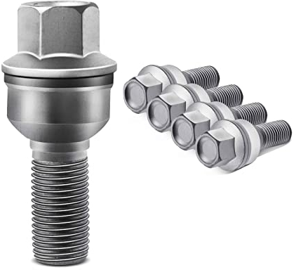 Frankberg 5x Radbolzen Radschraube Kompatibel mit A8 4H E-Tron GEN Q3 8U F3B 8RB Q7 Q8 4M T-o-u-a-r-e-g C.R.7 1.4L-6.3L 2008-2021 8R0601295