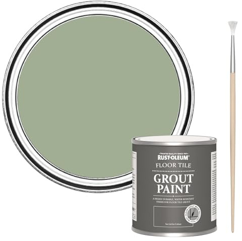 Rust-Oleum Ultra-Durable Green Floor Tile Grout Paint -Bramwell 250ml