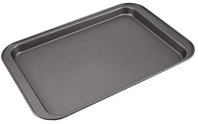 Vassoio rettangolare in acciaio al carbonio per pizza e torta, set di teglie da forno in acciaio inox
