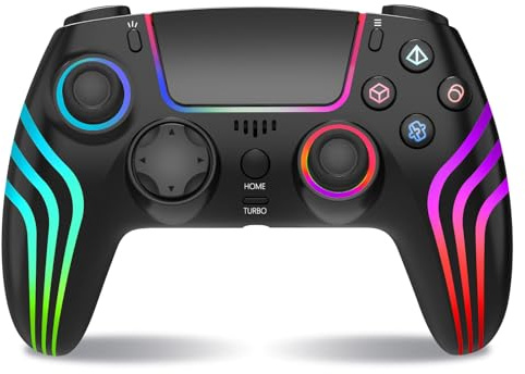 Wireless Controller for PS4 with LED Lighting,Compatible with PS4/Slim/Pro
