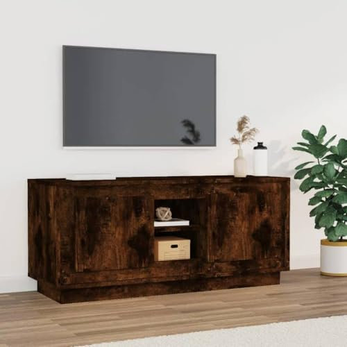 LLEZKBR Möbelartikel TV-Schrank Räuchereiche 102x35x45cm Holzwerkstoff