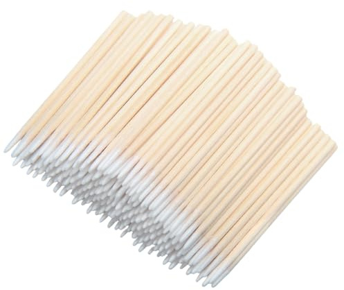 800Pcs Cotton Swabs, Cotton Swab,Cotton Buds,Cotton Tipped Applicator, Count Cotton Swab, Pointed Cotton Buds for Makeup, Eyebrow Tattoo, Beauty Care, Electronics and Detail Cleaning