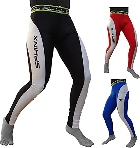 Kenneth J Lane Compression Leggings Largos (M, Negro) Pantalones Deportivos, M Unisex Adulto