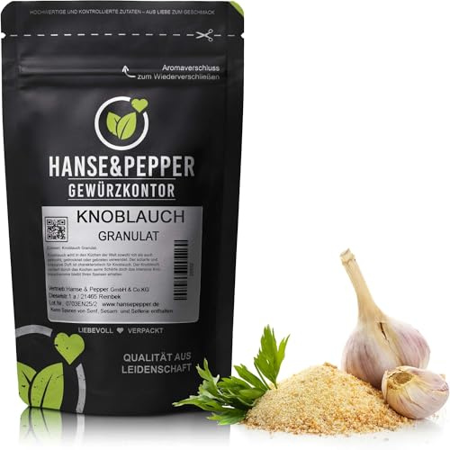 250g Knoblauch Granulat G2 Knoblauchgranulat in Spitzenqualität - Gourmet Serie