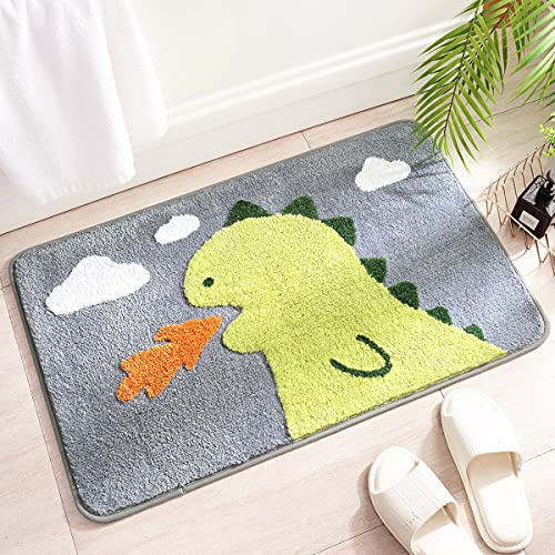 Molesun Niedliche Badematte 40x60cm, Weich, Saugfähig, Waschbar | Niedlicher Rutschfester Badvorleger, 100% Mikrofaser-Badematten, für Badezimmer Dusche Schlafzimmer Küche, Maschinenwaschbar
