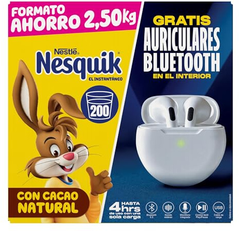 Nesquik Cacao Soluble Instantáneo 2.7kg | Cacao soluble instantáneo en formato ahorro ideal para consumo intensivo, fácil disolución en bebidas