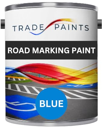 Heavy Duty Road Line Car Park Marking Paint (5 Litre, Blue.)