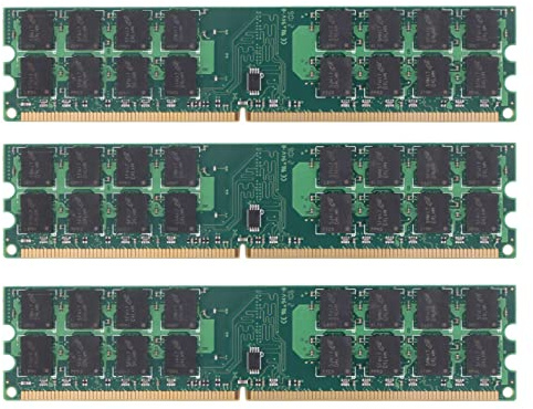 BRIUERG 3X RAM DDR2 4GB 800MHZ PC2-6400 Memoria per Desktop Memoria RAM 240 Pin per AMD System High Compatibile