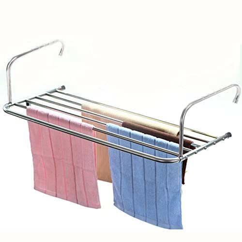 Balkon Wand-Trockner Edelstahl Wandtrockner Wäscheleine, Wäscheständer, Zusammenklappbar, Wandmontage, Heizkörper Wäsche-Trockner Fensterhalterung, Trockner Für Kleidung Drinnen Und Draußen ( Size : 4