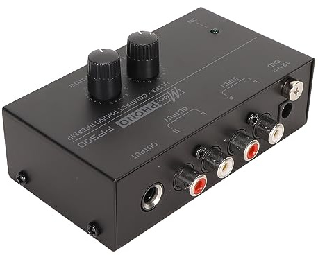 Phonographen-Vorverstärker, Unterstützt Mehrere Verbindungen, Wandelt Signale um, Rauscharm, RIAA-Entzerrung, Anschluss, 47 KW Impedanz (EU-Stecker)