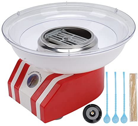 Topyond Zuckerwattemaschine Haushalt Kinder Nostalgie Zuckerwattemaschine Für Kinder Vollautomatische Elektrische Zuckerwatte Vintage Candy Maker EU 220-240V