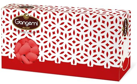 Confetti classici alla mandorla colore Rosso