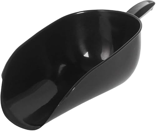 Eisschaufel aus Kunststoff, für Lebensmittel, Mehl, Süßigkeiten, Mais, Kaffee, Tiernahrung (schwarz)