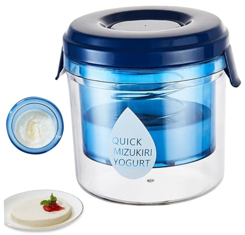 Griechischer Joghurtbereiter mit feinmaschigem Presstyp, wiederverwendbares, waschbares Joghurtsieb, Sojamilch, Käse, Joghurtfilter für Zuhause, Küche, Restaurant, griechisches Joghurtsieb, griechisch