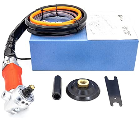 Suction Cups for Glass, Air Grinder 4 Inch Air Wet Stone Polisher 5500 RPM with Rear Exhaust Air-Powered Pneumatic Stone Polisher,Strong Load Capacity(5-8-11 Thread)